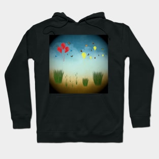 Butterflies And Balloons Hoodie